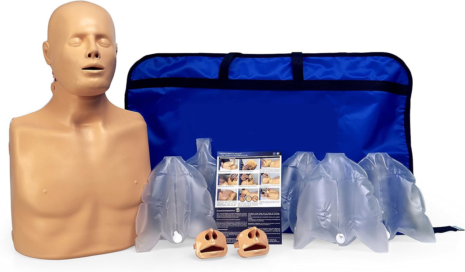 CPR Training Manikin Kit (First Aid / CPR Practice Dummy)